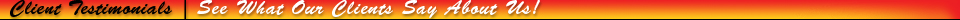 Client Testimonials
